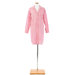 Ink Dots Night Shirt in Fuschia