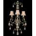 A Midsummer Nights Dream Three Light Wall Sconce in Moonlit Patina