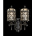 Costa Del Sol Two Light Outdoor Wall Lantern in Marbella Wrought Iron