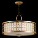Allegretto Silver 3 Light Drum Pendant