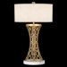 Allegretto 32" One Light Table Lamp in Burnished Gold Leaf