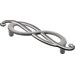 Aurea 5.43" Right Side Pull in Moonlight Silver