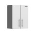 Storage 2-Door Wall 24" Cabinet in Starfire Pearl w/Two Adjustable Shelves