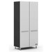 Garage Two Door large 36" Tall Cabinet w/Three Shelves in Starfire Pearl