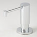 Contemporary Centerset Soap and Lotion Dispenser Faucet with Less Handle and Straight Spout