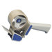 Handheld Tape Dispenser, Plastic Construction, Gray