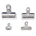 Bulldog Clip, 3/8" Cap, Size 1, 1-1/4"W, 36/BX, Silver