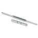 File Prong Fastener, 8-1/2" CC, 3-1/2" Cap, 900 Pages, Silver