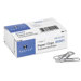Gem Clip, Size 1, Regular, .033 Wire Gauge, 100/BX, Silver