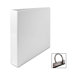 Standard View Binder, 1-1/2"Capacity, 8-1/2"x11", White