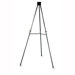 Telescoping Aluminum Easel, Adjust Legs, 66", Black