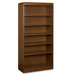 Radius Hardwood Veneer Bookcase, 5 Shelves, Cherry