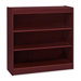 Lorell High-quality Veneer Bookcases, Mahogany
