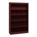 Lorell High-quality Veneer Bookcases, Mahogany