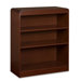 Lorell Radius Hardwood Veneer Bookcases, Mahogany