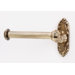 Ribbon and Reed Singe Post Toilet Paper Holder with Brass Construction