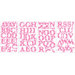 Express Yourself Peel and Stick Wall Sticker in Pink