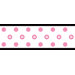 Studio Designs Dot Wall Border in Pink and Black