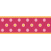 Studio Designs Dot Wall Border in Raspberry