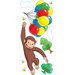 Licensed Designs Curious George Peel and Stick Giant Wall Decal