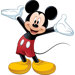Licensed Designs Mickey Mouse Peel and Stick Giant Wall Decal