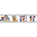 Mickey and Friends Border in Black / White