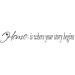 Home is Where Your Story Begins Peel and Stick Quotable