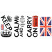 Keep Calm Peel and Stick Wall Decals