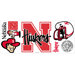 University of Nebraska Peel and Stick Giant Wall Decal wHooks