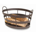 Wrought Iron Shaker Log Bin