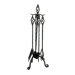 Adams 4 Piece Wrought Iron Fireplace Tool Set
