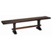Sequoia Trestle Acacia Wood Bench