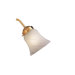 2.25" Neck Etched Swirl Marble Glass Shade for Ceiling Fan Light Kit