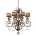 Aston Court 8 Light Chandelier