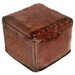 Large Leather Ottoman