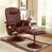 Reclining Massage Chair with Ottoman
