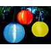 Chinese Round Solar Lanterns Set