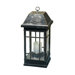 San Rafael Mission Solar Pillar Candle Lantern