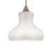 Clinton Line Voltage Track Mount Pendant Kit in Brushed Nickel