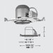 6" Line Voltage IC New Construction Housing