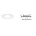 6" Recessed Shower Light with Steel Trim Ring