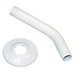 Plated Finish Shower Arm with Flange