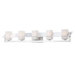 Tilt Five Light Bath Vanity in Brushed Aluminum