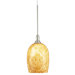 Droplets Pendant with Amber Cased Glass