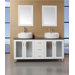 Malibu 60" Double Sink Modern Bathroom Vanity