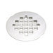 2.87" Grid Shower Drain