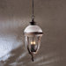 Heron Bay  Outdoor Chain Hanging Lantern in Vintage Rust
