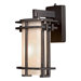 Lugarno Square Outdoor Wall Lantern in Forged Silver - Energy Star