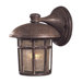 Cranston Small Outdoor Wall Lantern in Vintage Rust