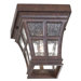 Mission Bay  Outdoor Flush Mount in Antique Bronze